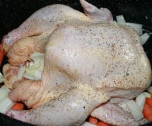 raw chicken ready to bake