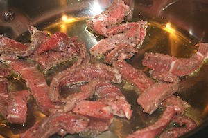 Beef in Skillet