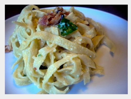 8 homemade fettuccine