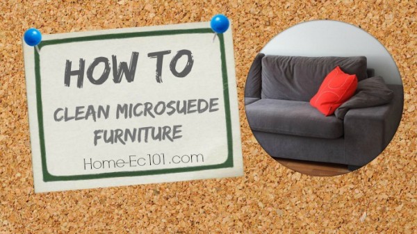 How to clean microsuede furniture