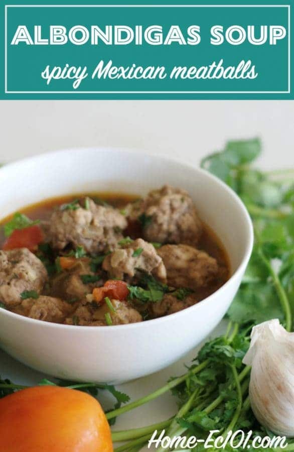 My family's version of the spicy Mexican meatball soup often called Albondigas is a meal often requested from me.
