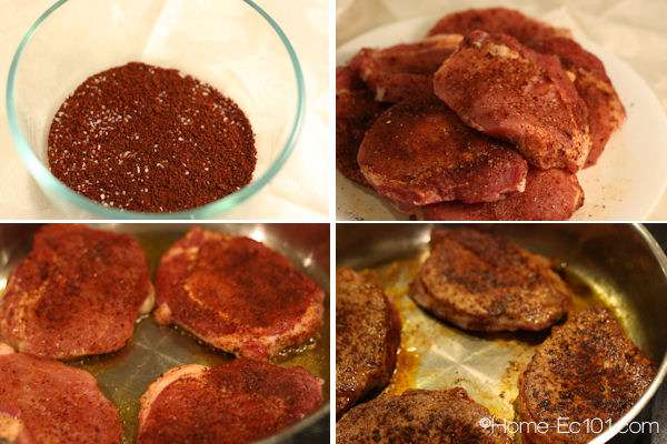 Easy Chili Rubbed Maple Pork Chops Easy Chili Rubbed Maple Pork Chops