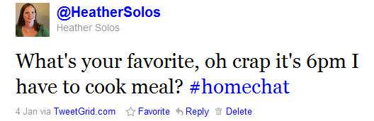 Homechat Tweet