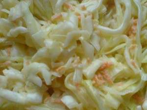 Coleslaw recipe "I'm ready for my closeup Mr. DeMille"