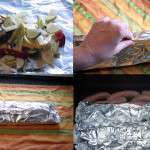 Easy grilled vegetable packets.