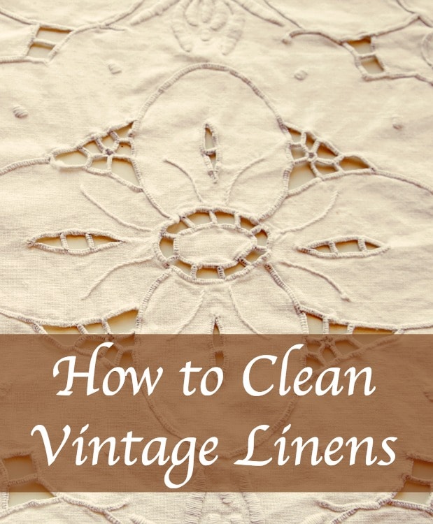 Cleaning Vintage Linens 80