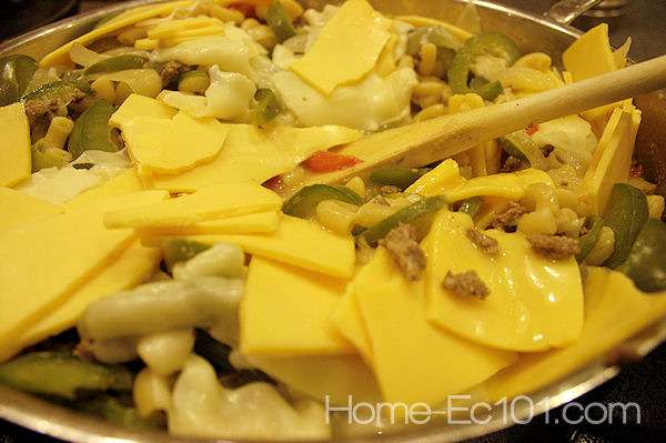 Add the cheese