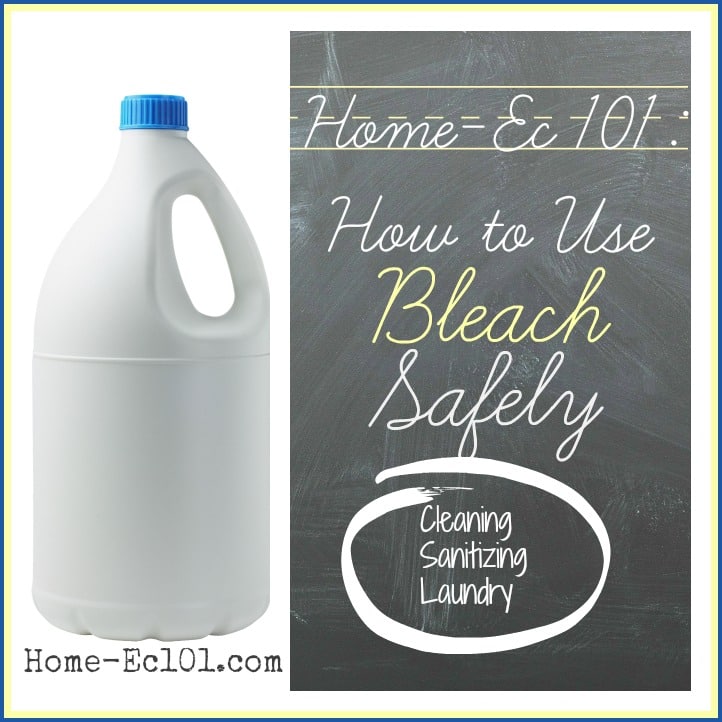 How to Use Bleach Safely